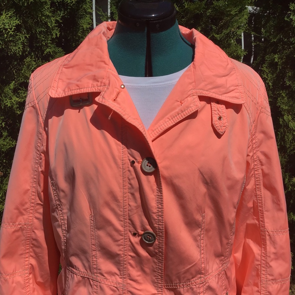 Concept K Salmon Pink Button Front Jacket, 14